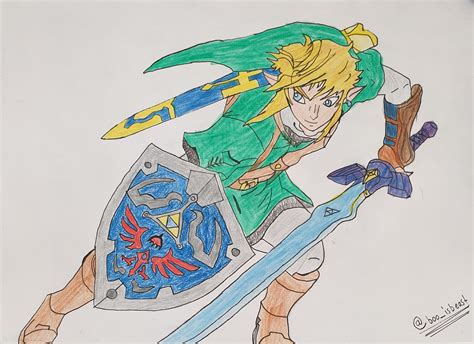 Legend Of Zelda Twilight Princess Link Drawings