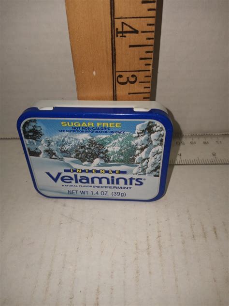 Vintage VELAMINTS Chocolate MINTS Candy Tin Box Container | EstateSales.org