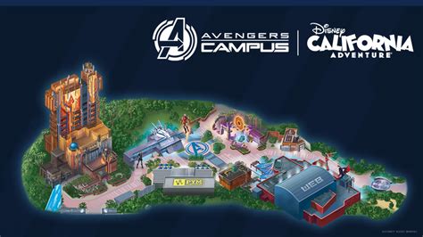 FIRST LOOK: Map Released for Avengers Campus at Disney California ...