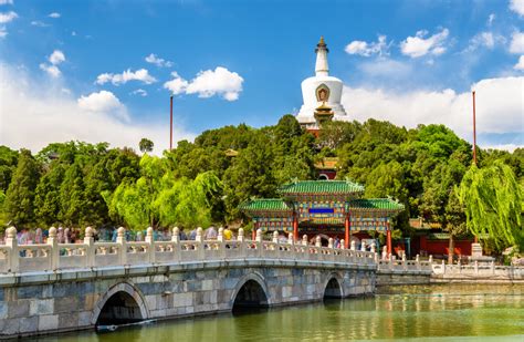 Beihai Park, Beijing, China jigsaw puzzle in Bridges puzzles on ...