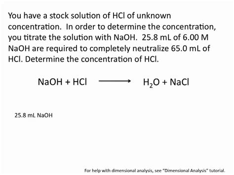 Titration Formula Examples at johnawalker blog