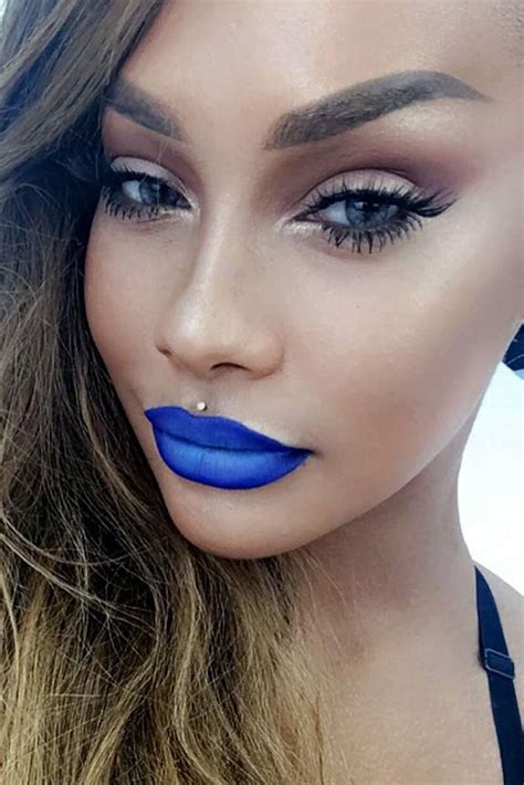 42 Blue Lipstick Shades We're Falling For This Season