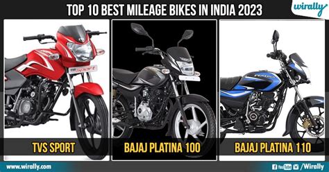 TOP 10 BEST MILEAGE BIKES IN INDIA 2023