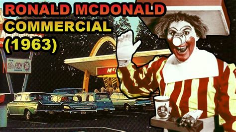 Ronald McDonald Commercial (1963) [Restored] - YouTube