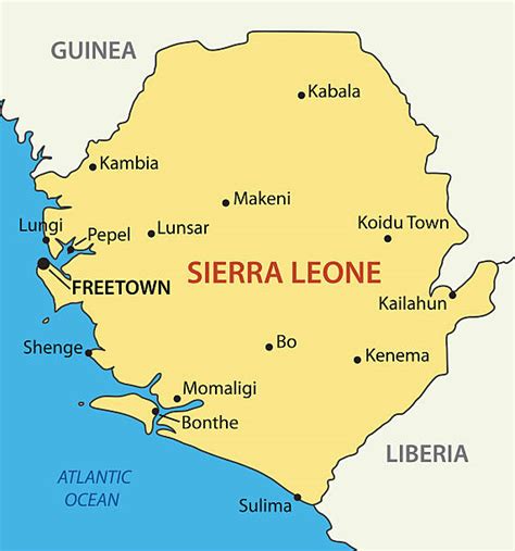 1,700+ Sierra Leone Map Stock Photos, Pictures & Royalty-Free Images ...