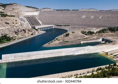 Turkey Ataturk Dam On Euphrates River Stock Photo 502440784 | Shutterstock