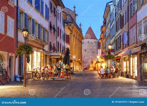 Yverdon Les Bains, Switzerland Editorial Stock Image - Image of ...