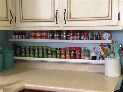 IKEA RIBBA Picture Ledge turned spice rack | Apartment kitchen, Kitchen ...