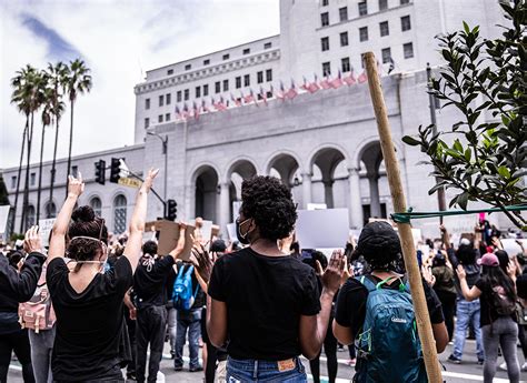 Scenes from Tuesday's Protests in Los Angeles