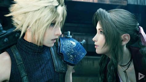 FINAL FANTASY 7 REMAKE All Aerith and Cloud Flirting Scenes - YouTube
