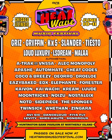 Heatwave 2023 Full Lineup is Here! - Heatwave