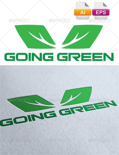 Going Green Logo | Go green logo, Green logo, Healthy logo