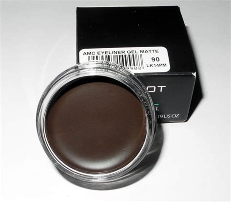 Inglot AMC Matte Eyeliner Gel in 90 Dark Brown Review and Swatches. Rave – MakeUp4All