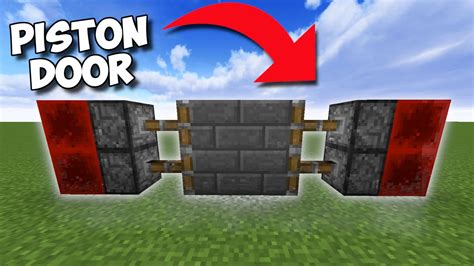 How To Build A 2x2 Piston Door - Encycloall