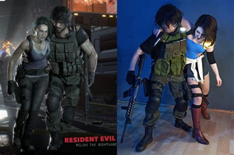 Carlos & Jill cosplay (Resident Evil) : r/gaming