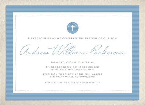 Catholic Baptism Invitations - Invitation Design Blog