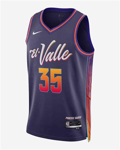 Kevin Durant Phoenix Suns City Edition 2023/24 Men's Nike Dri-FIT NBA Swingman Jersey. Nike NL