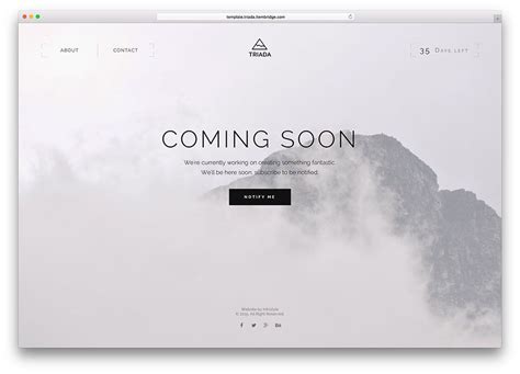 triada-fullscreen-coming-soon-html5-template Website Design Inspiration ...