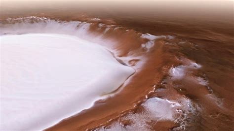 Mars' ice-filled crater 'Korolev' seen in video animation | AFP - YouTube