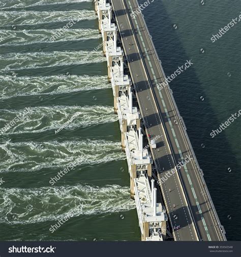 Aerial View Late Evening Oosterscheldekering Storm Stock Photo 359565548 | Shutterstock