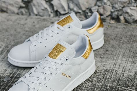 24K Gold Detailing On The adidas Originals Stan Smith 999 | Adidas originals stan smith, Adidas ...