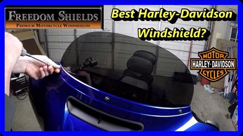 Best Harley-Davidson Windshield-Freedom Shields - YouTube