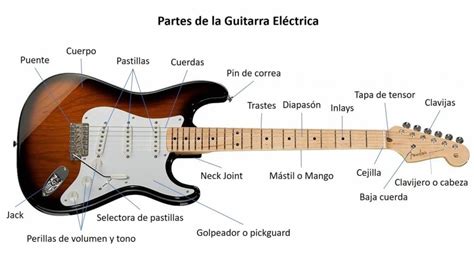 Partes de la guitarra y sus funciones | Guitarlions.com