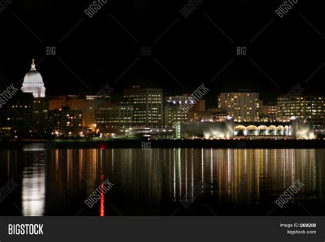 Madison Skyline Night Image & Photo (Free Trial) | Bigstock