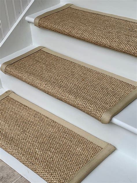 Sisal Carpet Stair Treads Mountain Ash | Etsy in 2020 | Sisal carpet, Carpet stair treads, Stair ...