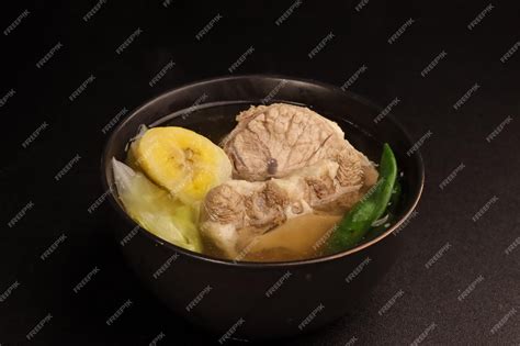 Premium Photo | Beef lauya is a filipino style soup dish with ginger