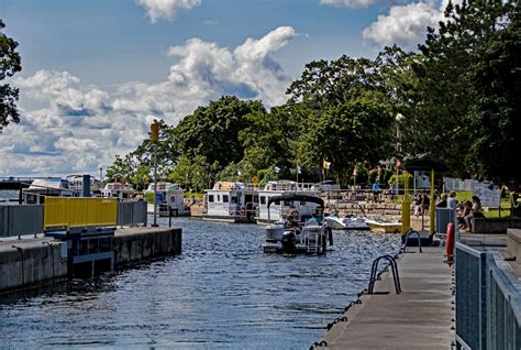 Fenelon Falls, Ontario: Lock 34 Of The Trent Severn Waterway