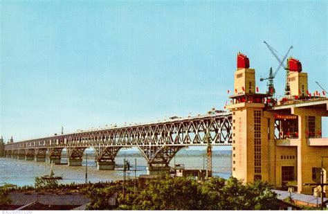 Postcard Nanjing Yangtze River Bridge from China - ID 19509