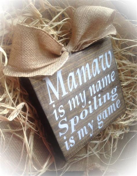 Mamaw Sign Mamaw Gift Mother's Day Gift Mamaw Is My | Etsy