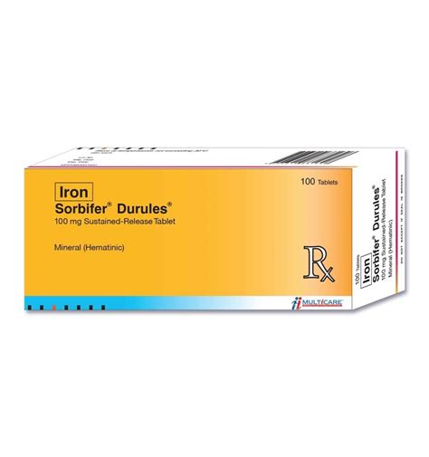 Sorbifer Durules Dosage & Drug Information | MIMS Philippines