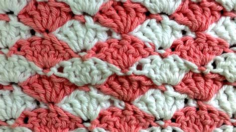 Shell Crochet Stitch Change Color Every Row Pattern by Maggie Weldon - YouTube