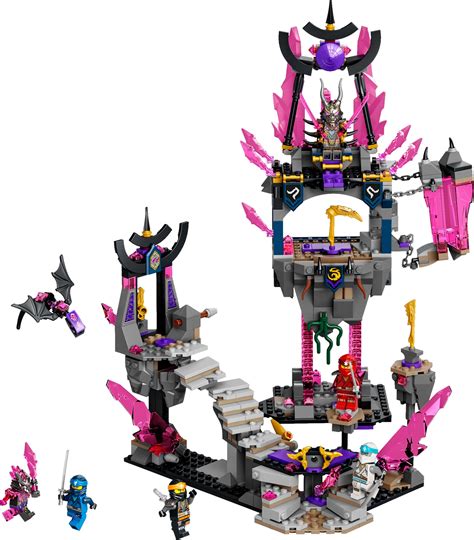 The Crystal King Temple (71771) toy playset for kids 8+ years old is packed with cool features ...