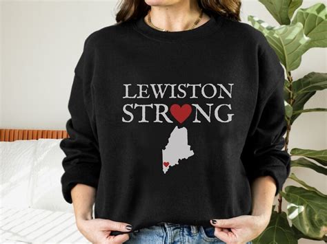 Lewiston Strong Sweatshirt Lewiston Strong Hoodie Lewiston - Etsy