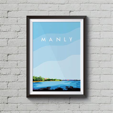 Manly Beach Print, Manly, Shelly Beach, Sydney, Northern Beaches, Aussie Wall Art, Australian ...