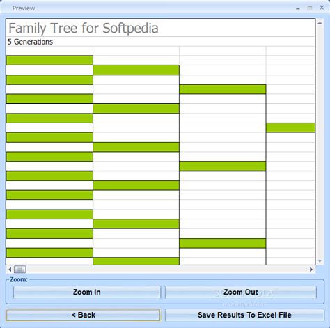 Excel Family Tree Chart Template Software - The resulting template is ...