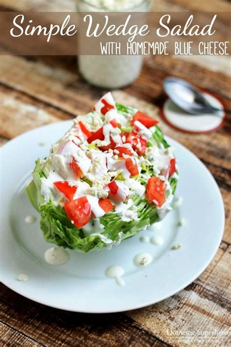 Simple Wedge Salad • Domestic Superhero