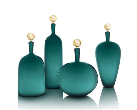 Tall Bottle Carmella Barware | Glass blowing, Image glass, Art deco glass