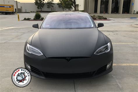 3M Deep Matte Black Tesla S Wrap – Wrap Bullys