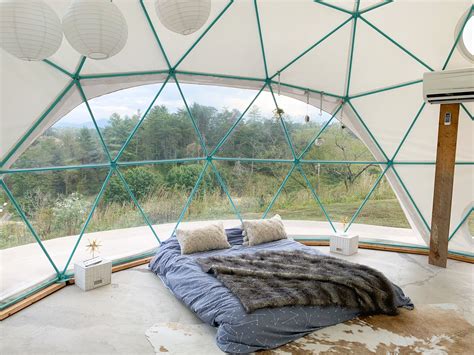 Asheville Glamping Dome | Asheville glamping, Unique vacation rentals ...