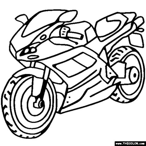 Get This Motorcycle Coloring Pages Kids Printable