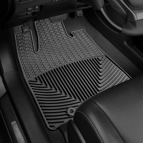 WeatherTech® W278 - All-Weather 1st Row Black Floor Mats