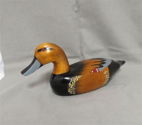 SALE Vintage Hand Painted Wooden Pintail Duck | Etsy | Hand painted, Wooden, Vintage