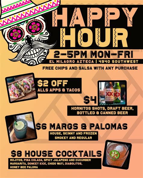 HAPPY HOUR — MILAGRO AZTECA