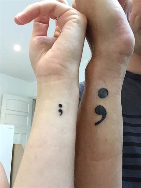 155+ Symbolic Semicolon Tattoos to Punctuate on your Body (with ...