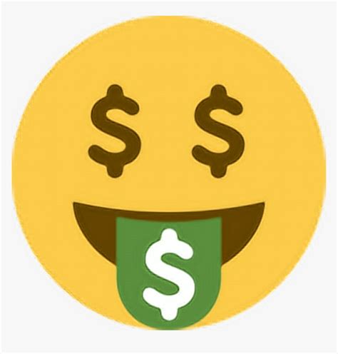 Money Face Emoji Png - Dollar Face Emoji, Transparent Png , Transparent ...