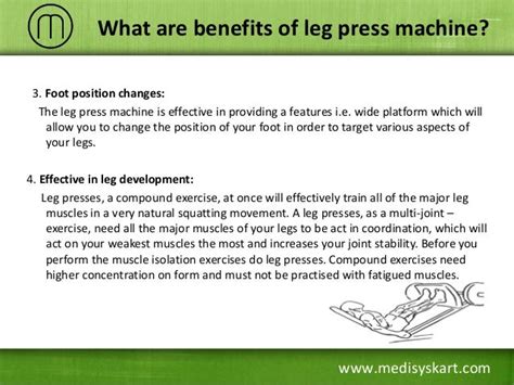 Benefits of Leg Press Workout